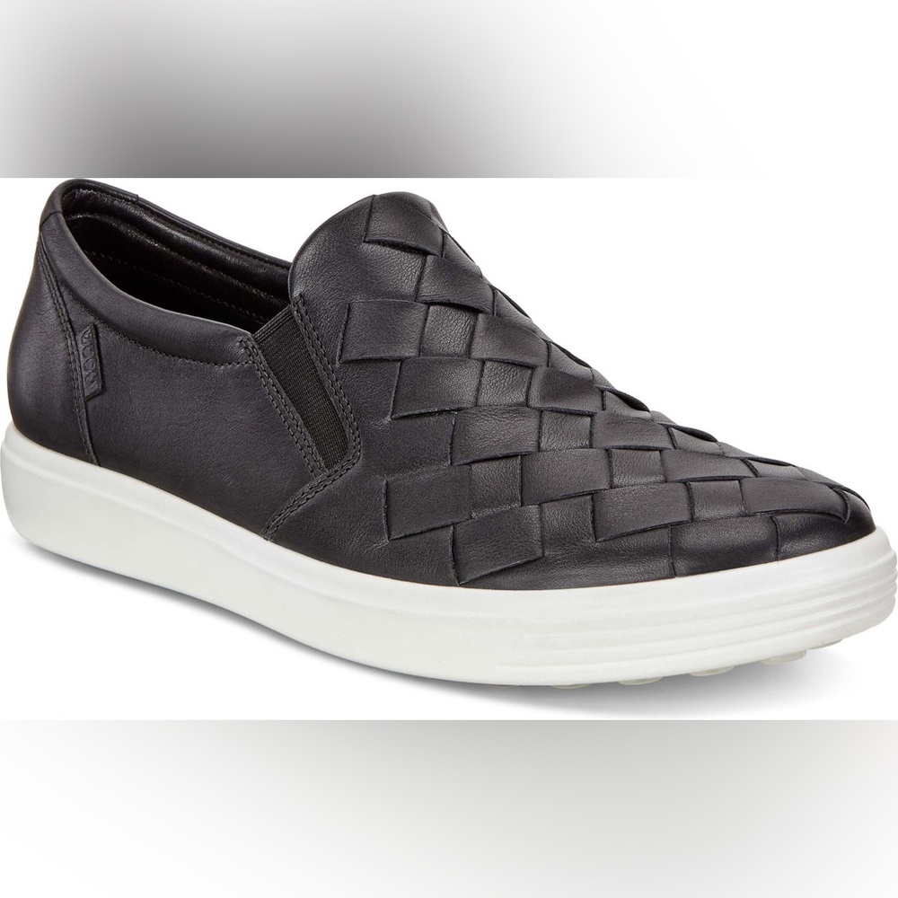 Women’s Soft 7 Woven Ecco Leather Sneaker